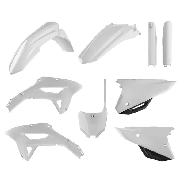 POLISPORT Plastic Kit - White (21-22) Honda CRF450RX 91093