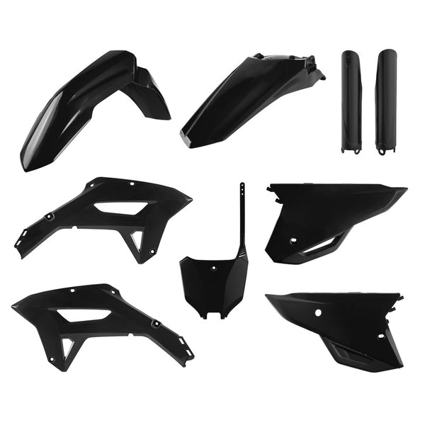 Police Port Plastic Kit - Black (21-22) Honda CRF450RX 91094