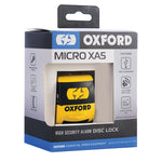 Oxford Mini T Disc Lock – 5,5 mm Gul