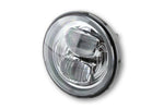 Highsider LED Main Head Light Insert Type7 With Side Light Ring, Round, Chrome, 5 3/4" 226-020