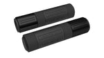 Highsider Conero Handlebar Grip Rubber, 7/8" (22,2 mm), 132 mm, Black Matt 315-056