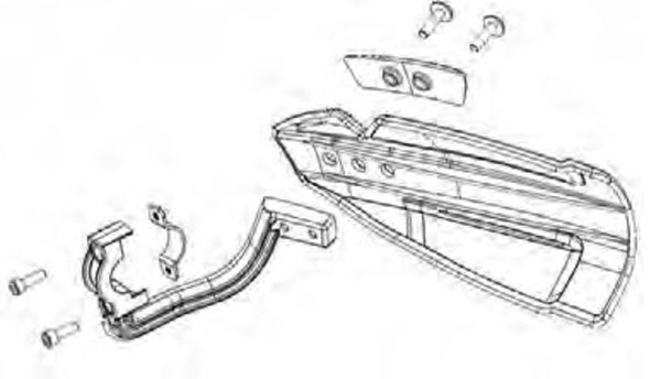 POLISPORT Hammer/MX Flow Handguards Mounting Kit 8307900002