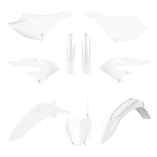 POLISPORT Plastic Kit - White Yamaha YZ125/250 91128