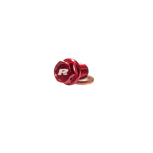 RFX Magnetic Drain Bolt (Red) [M8 x 20mm x 1.25] FXDB1030099RD