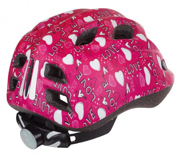 POLISPORT Helmet Junior Love with Led Light Size S 52/56 cm 8740900017