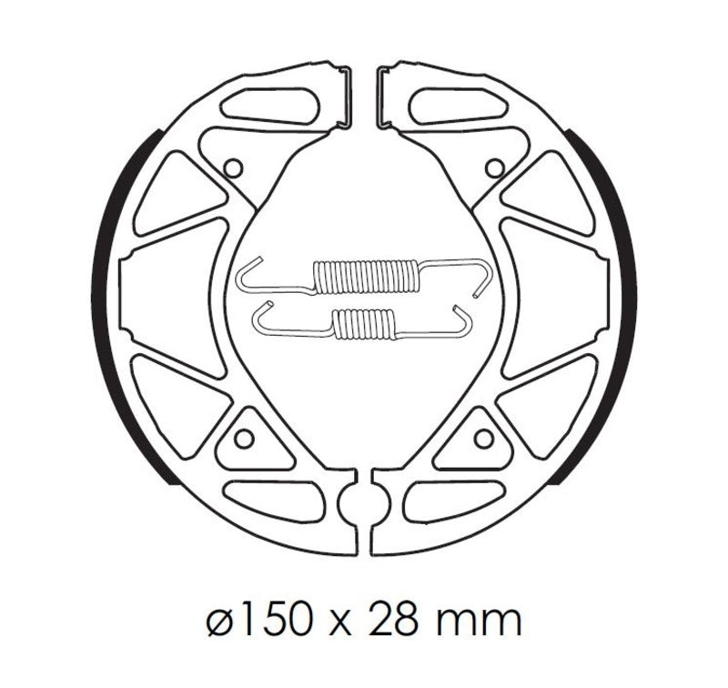 Tecnium Scooter Organiska Bromsbelägg - BA209