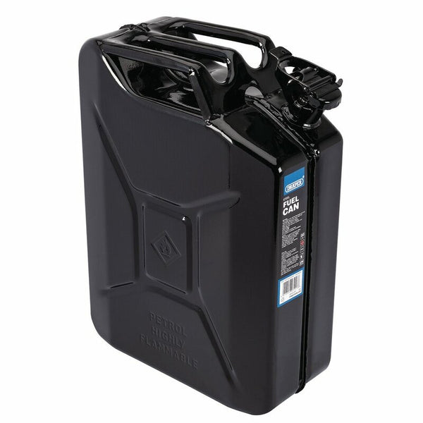 DRAPER Steel Fuel Can - Black 20L 7257.0