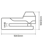 Oxford Titan Skivbromslås – Ø10mm Svart