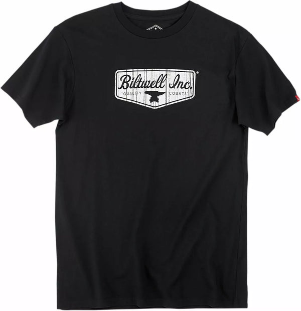 BILTWELL TEE BW SHIELD BLK MED 8101-001-003