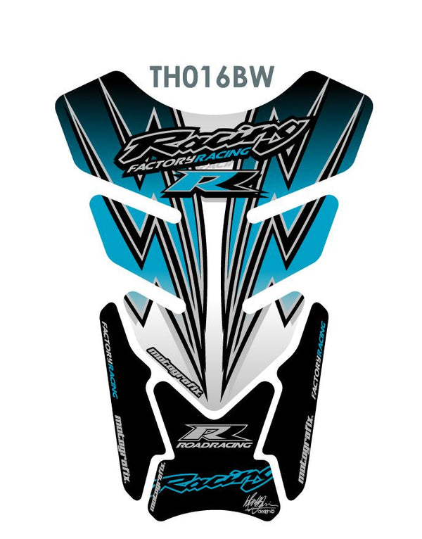 TANK PROTECTION QUADRA-UNIVERSAL BLUE/WHITE