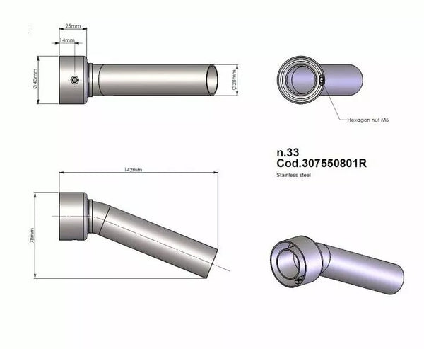 LEOVINCE DBKILLER 33 307550801R