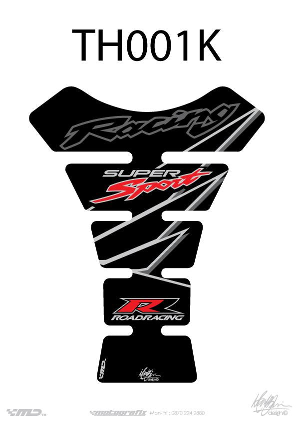 TANK PROTECTION SPINE-UNIVERSAL BLACK