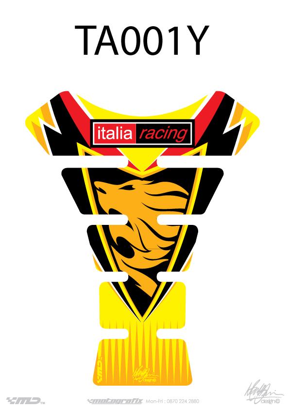 TANK PROTECTION SPINE-UNIVERSAL YELLOW