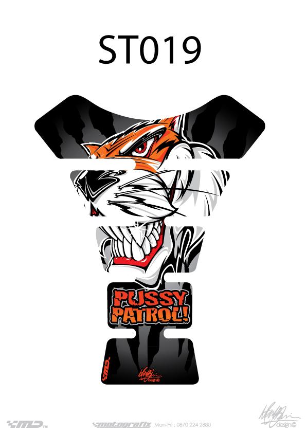 TANK PROTECTION SPINE-UNIVERSAL BLACK