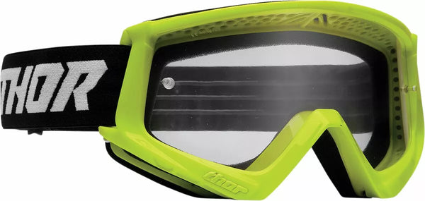 THOR GOGGLE CMBT RACR FL AC/BK 2601-2706