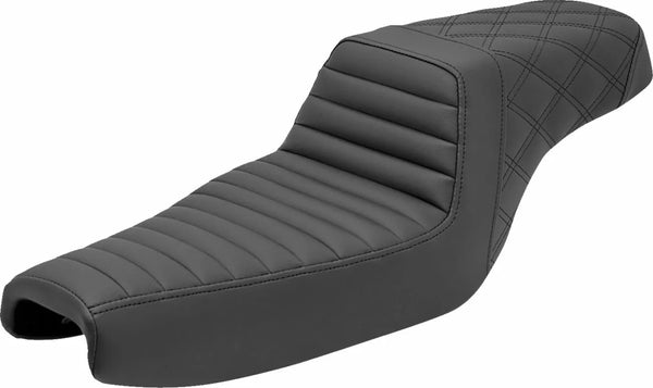 SADDLEMEN SEAT STEPUP TR LS BLCK 807-11-176