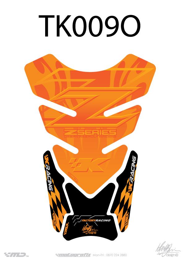 TANK PROTECTION QUADRA-UNIVERSAL ORANGE