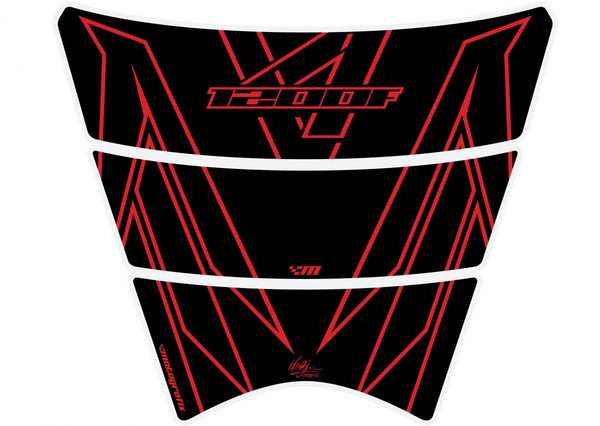 TANK PROTECTION 2010-15 VFR1200F BLACK/RED