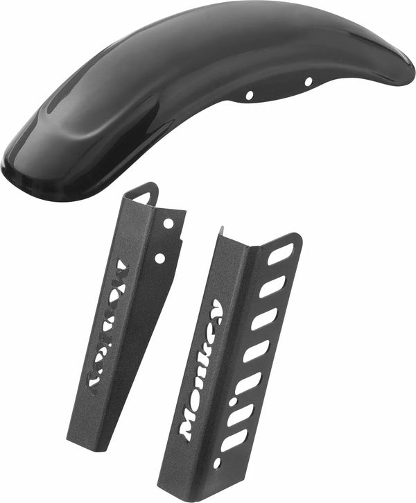 C-RACER FRT FENDER STREET BLACK FF-FG-HM-B