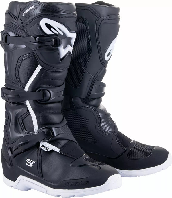 ALPINESTARS(MX) BOOT T3 END WP BLK/WHT 8 2013324-12-8