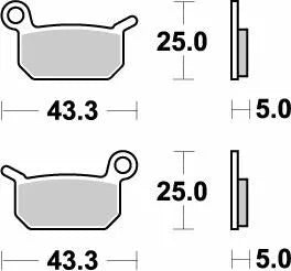 MOTO-MASTER BRAKE PAD NITRO 094721