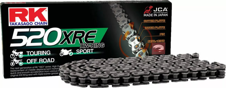 RK CHAIN RK520XRE 124R 520XRE-124-CLF – Greg Moto