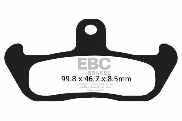 EBC BRAKE PAD FA SER ORGANIC FA134