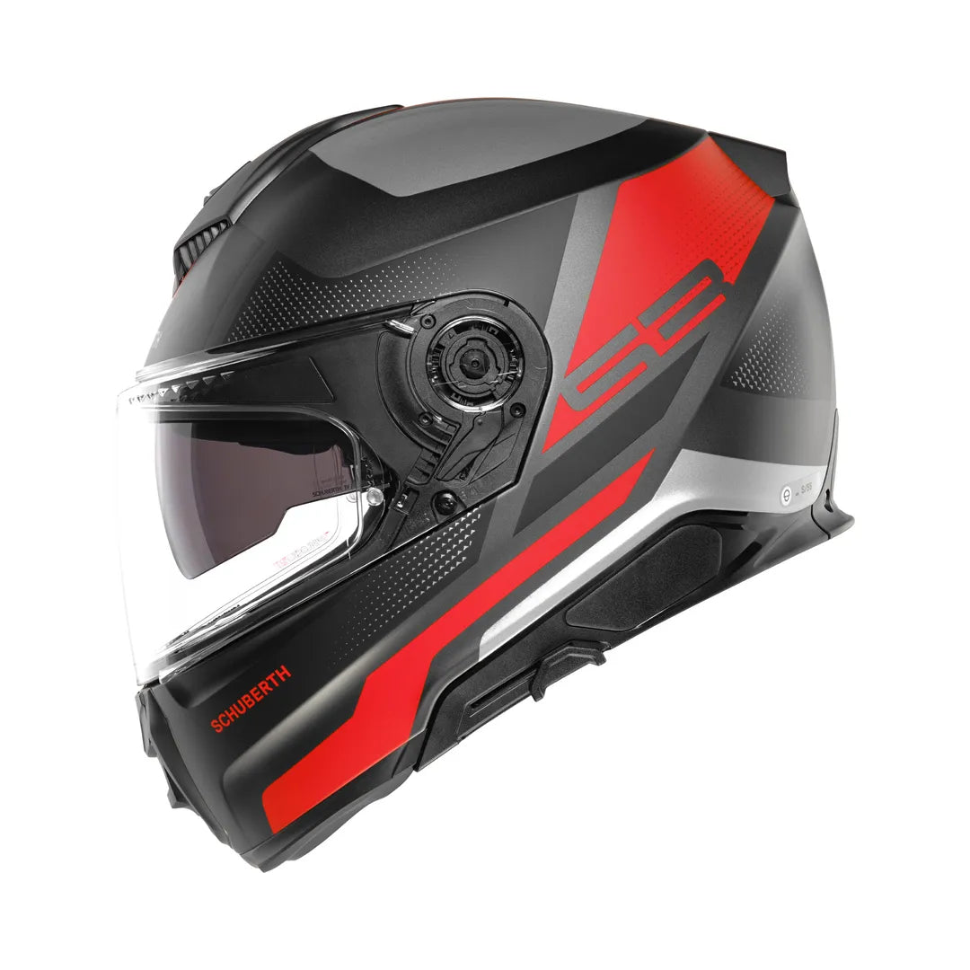 Schuberth Integral Mc-Hjälm S3 Daytona Svart /Röd