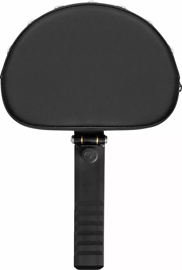 SADDLEMEN BACKREST BLACK STUDDED 15708R