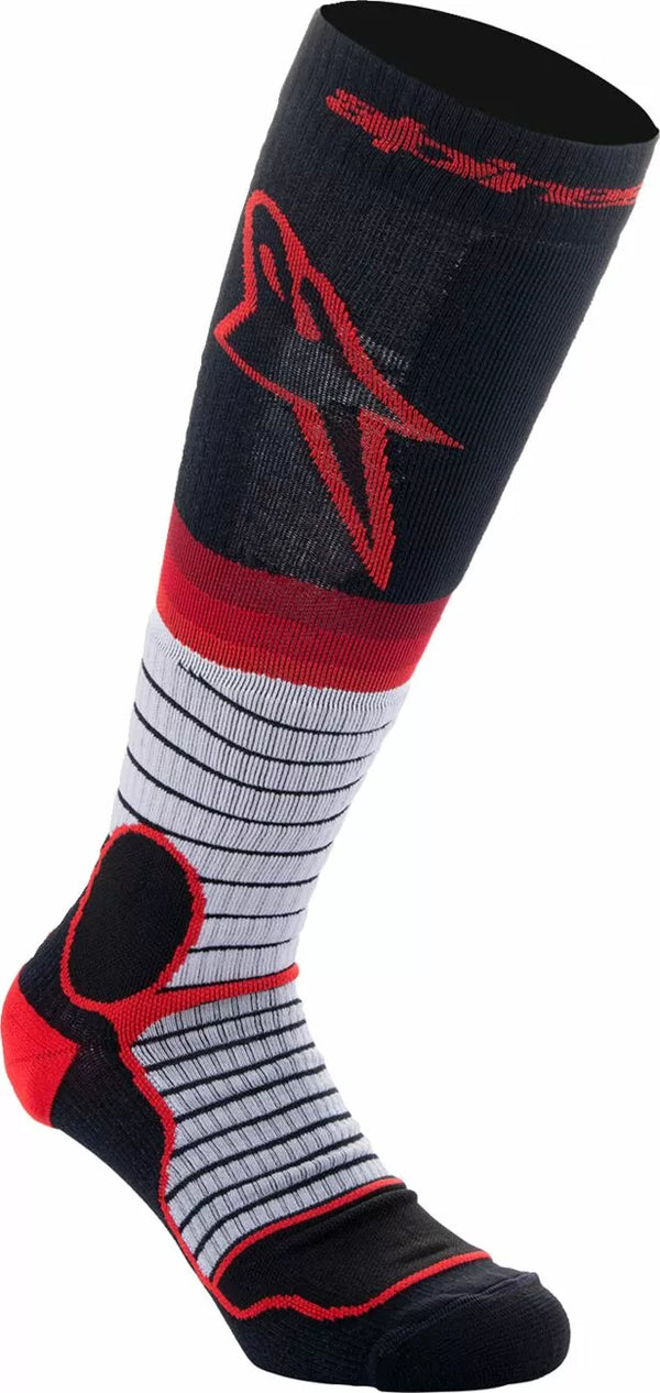 ALPINESTARS(MX) SOCK MX PRO BLK/GY/RED M 4701524-1215-M