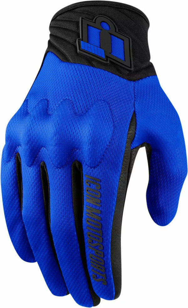 ICON GLOVE ANTHEM2 CE BLUE SM 3301-3677