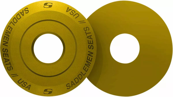 SADDLEMEN SEAT FENDER WASHER GOLD 14707GD
