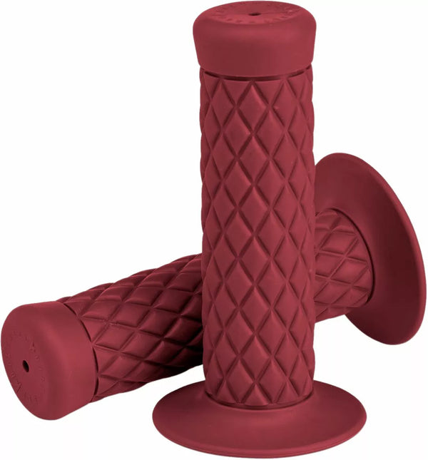 BILTWELL Grips Thrust 7/8 Oxblood 6702-0378