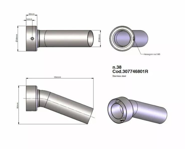 LEOVINCE DBKILLER 38 307746801R