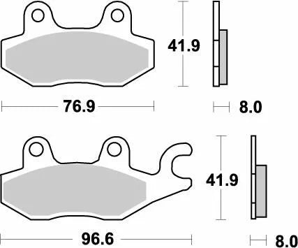 MOTO-MASTER BRAKE PAD NITRO 092621