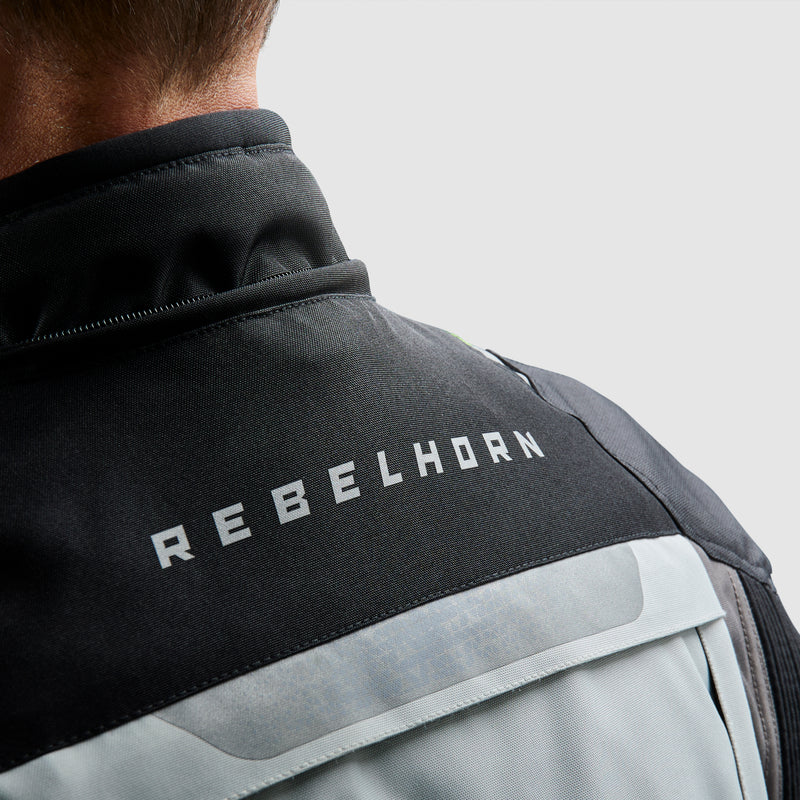 Rebelhorn Textile MC Jacket Cubby v šedá /chřipka