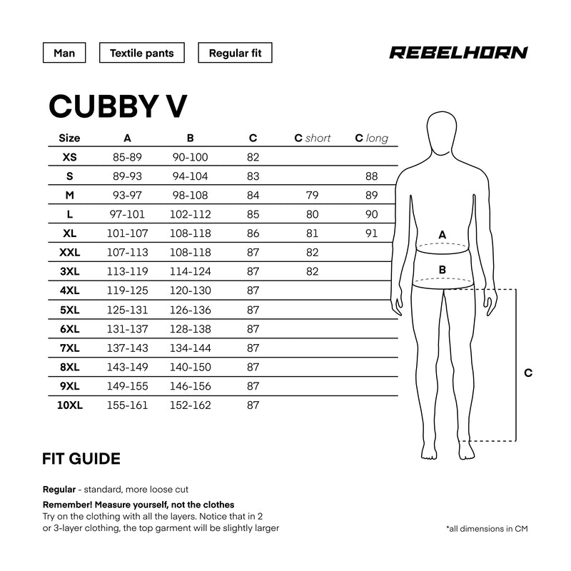 Rebelhorn Textil Mc-Byxor Cubby V Grå