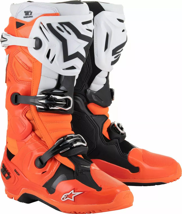 ALPINESTARS(MX) BOOT TECH 10 ENDURO ORANGE FLU 2010025-4512-7