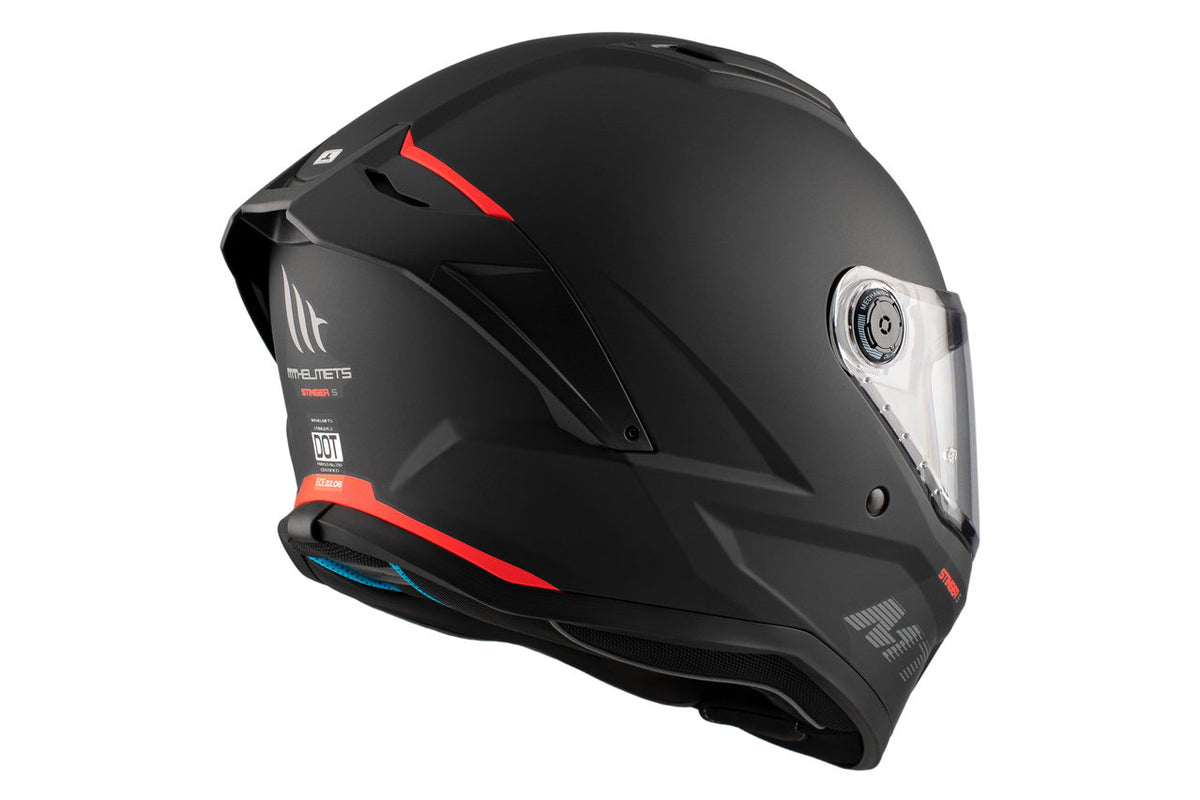 MT Helmets Integral Mc-Hjälm Stinger 2 Matt Black