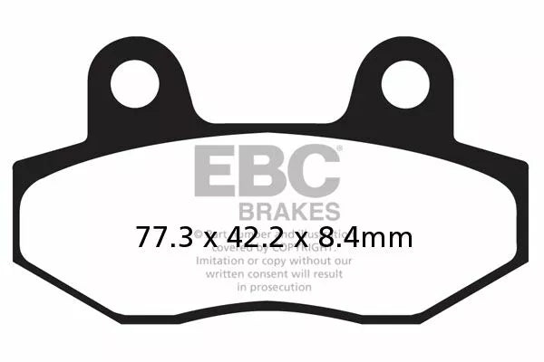 EBC BRAKE PAD ORGANIC STREET FA086/2