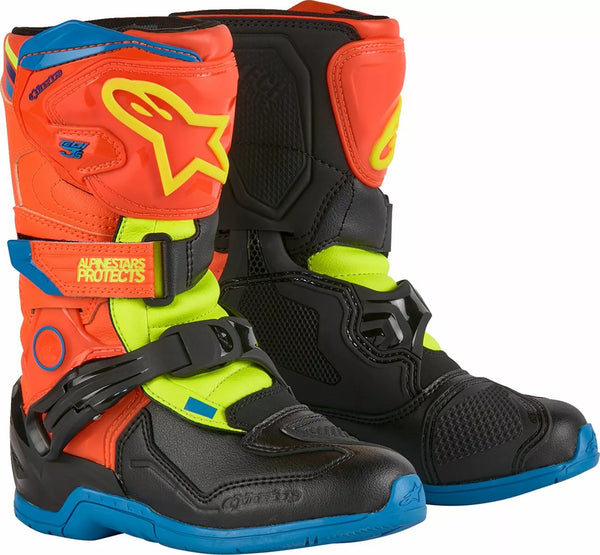 ALPINESTARS(MX) BOOT T3S KIDS OR/BL/Y 10 2014524-4755-10