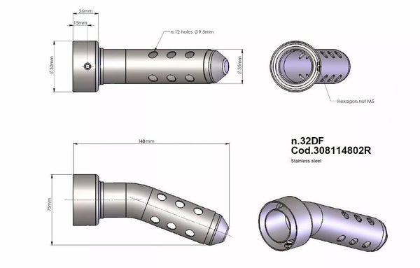 LEOVINCE DBKILLER 32DF 308114802R