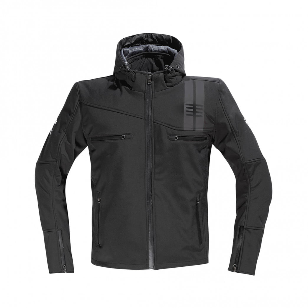 Difi Softshell Mc-Jacka Jamie Svart