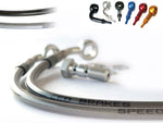 SPEEDBRAKES Aviation Brake Hose Carbon/Red Banjo 3007664 