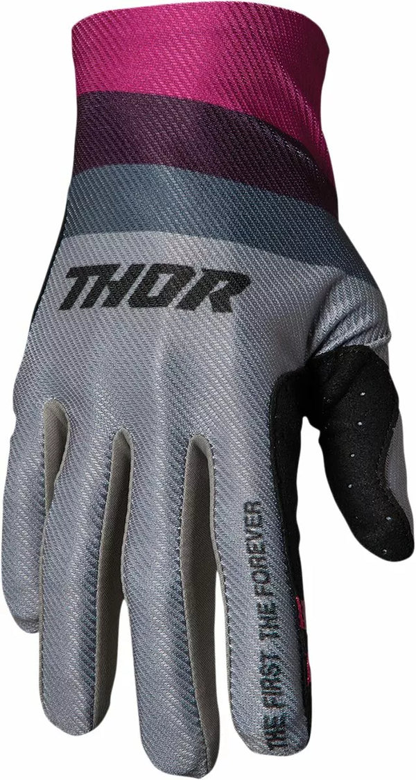THOR GLOVE ASSIST REACT GY/PU SM 3360-0063