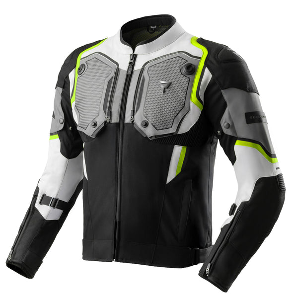 Rebelhorn Textile MC jacket Borg II Black /Gray /Flu