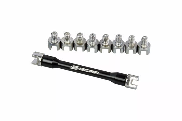 SCAR SPOKE WRENCH AND TIPS KIT SSWK