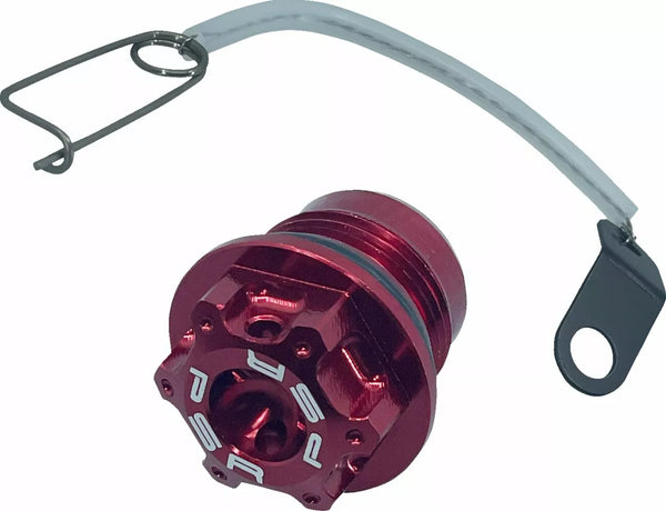 PSR OIL CAP KIT M22X1.5 RED 00-01312-24