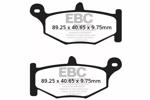 EBC BRAKE PAD VEE SEMISNTRD FA419V