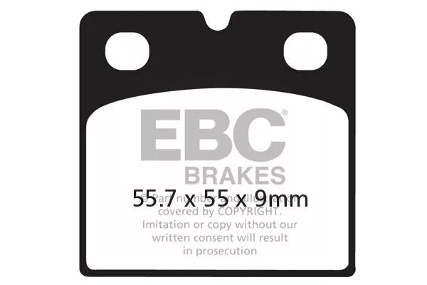 EBC BRAKE PAD VEE SEMISNTRD FA018V